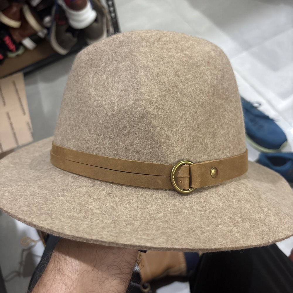 Frye Felt Tall Crown Fedora 100 Wool Vintage Size ML